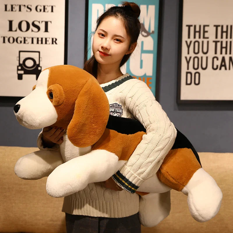 Dog Plush Toy Pillow – Soft Stuffed Animal Cushion