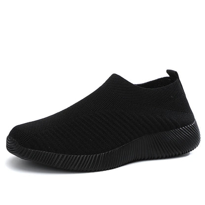 Comfortable Slip On Women Sneakers Walking Flats Size 42