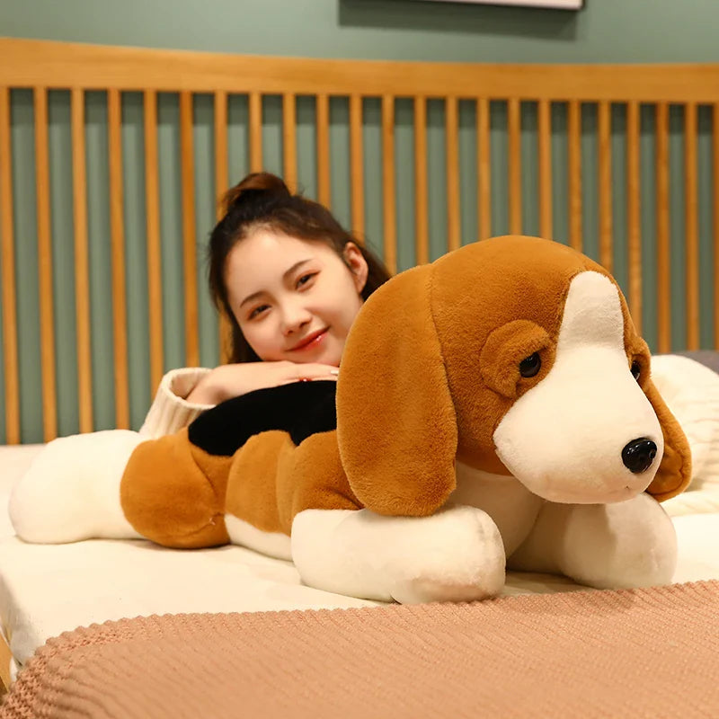 Dog Plush Toy Pillow – Soft Stuffed Animal Cushion