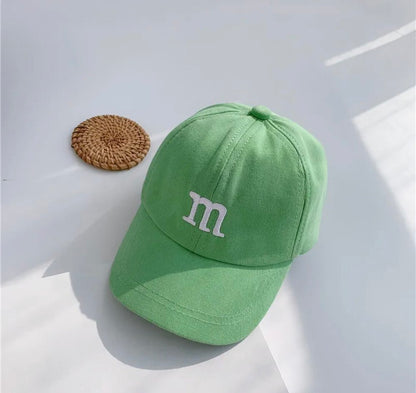 M&M Inspired Kids Baseball Hat – Toddler Sun Cap with Adjustable Strap (Ages 1–4)