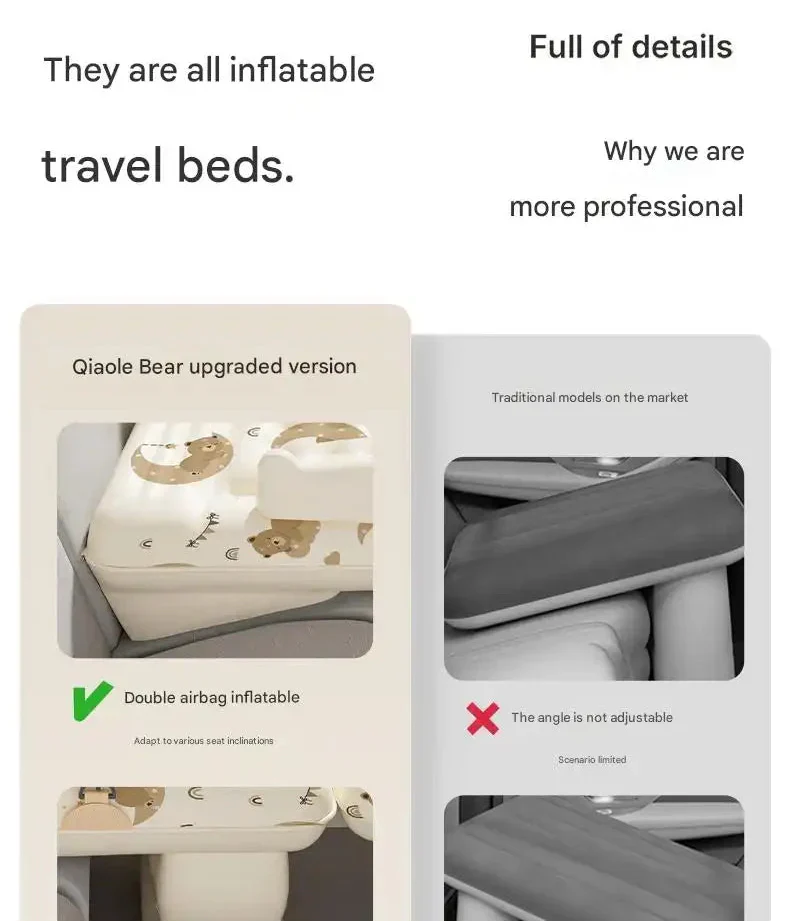 Inflatable Baby Bed - Portable Travel Bassinet for Newborns & Infants