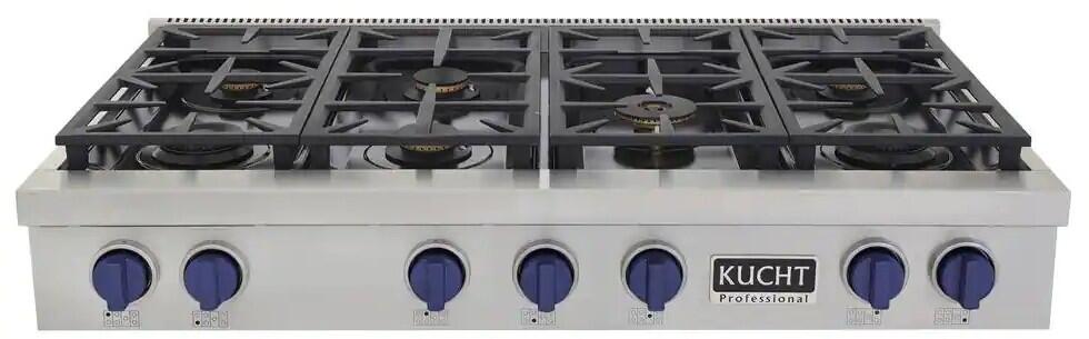 Kucht 48" Inch Gas Sealed Burner Rangetop, KFX489T-B