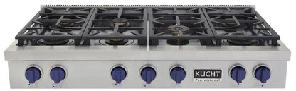 Kucht 48" Inch Gas Sealed Burner Rangetop, KFX489T-B