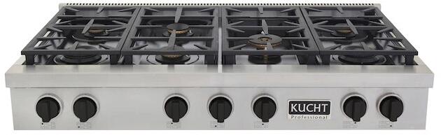 Kucht 48" Stainless Propane Cooktop,, KFX489T/LP-K