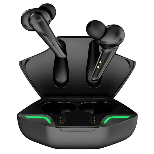 TWS Wireless Earbuds BT5.2 with LED Lights, In-Ear Mini Stereo Pods for Music & Sports