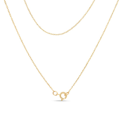 10K Yellow Gold Plated .925 Sterling Silver 1/10 Cttw Miracle Set Round Diamond Square Box Shape 18" Pendant Necklace (K-L Color, I2-I3 Clarity)