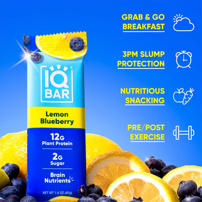 Lemon Blueberry & Matcha Chai (24 Bars)