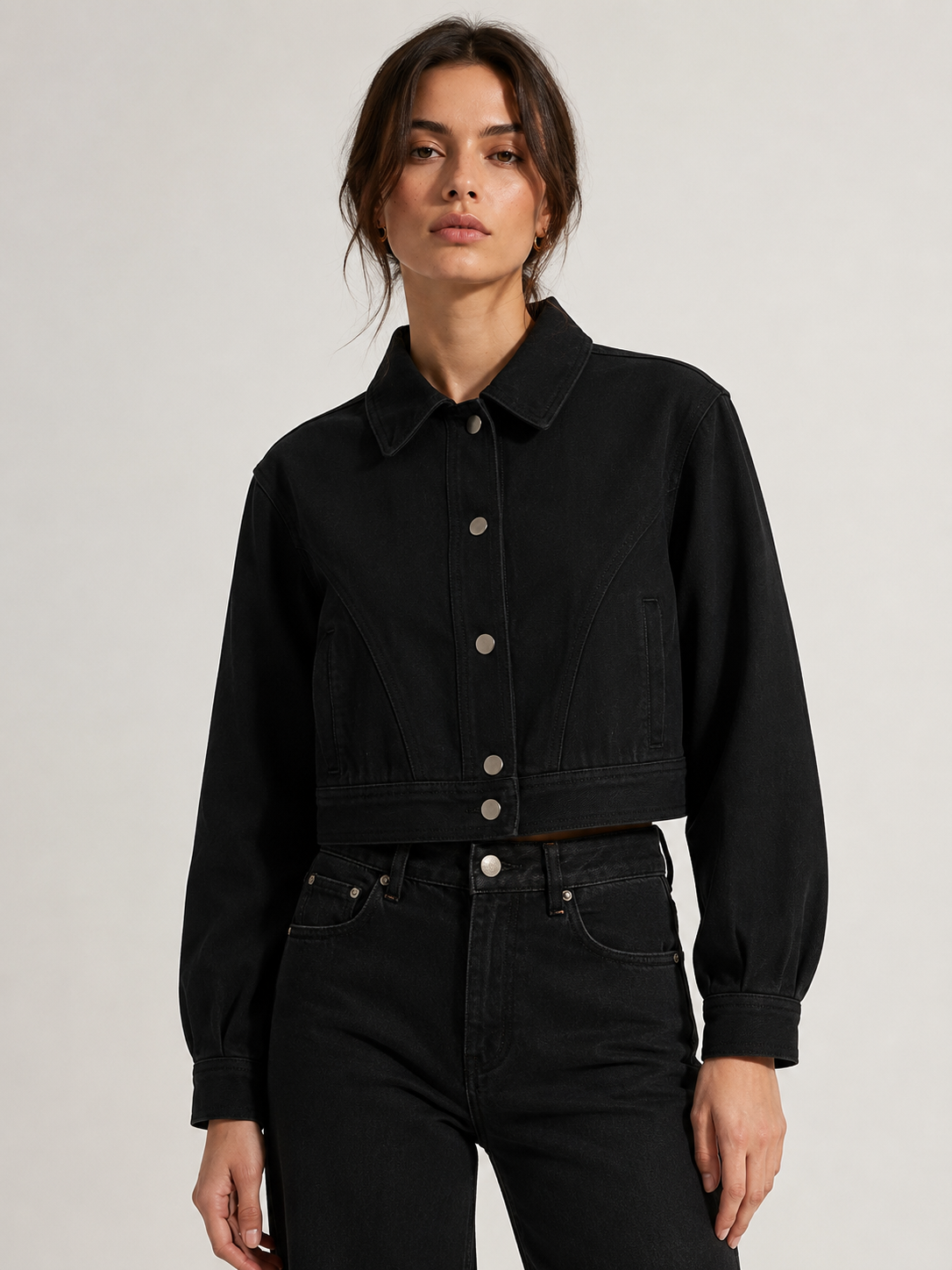 The Cropped Denim Jacket