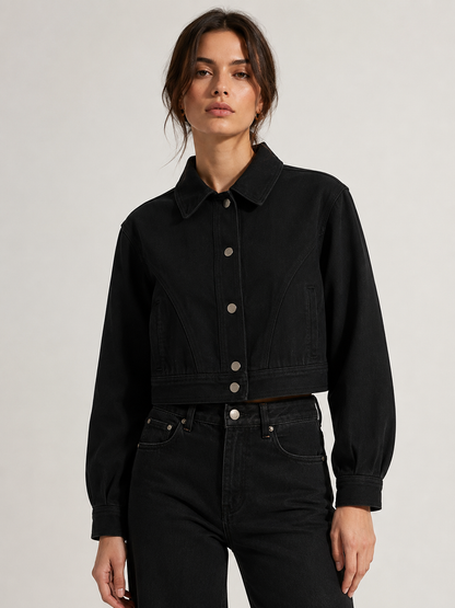 The Cropped Denim Jacket