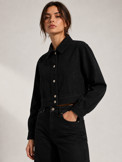 The Cropped Denim Jacket