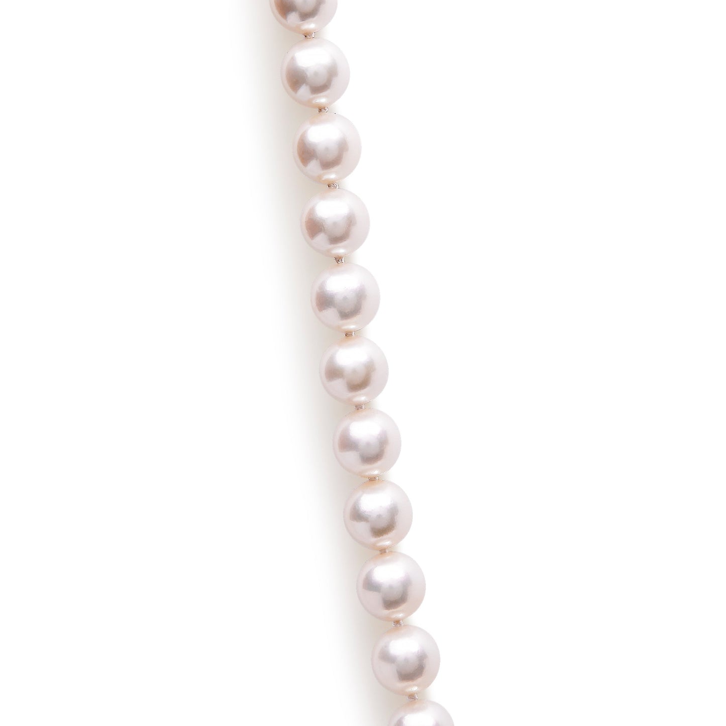 14K Yellow Gold 8.0x8.5mm Akoya Pearl Strand Necklace