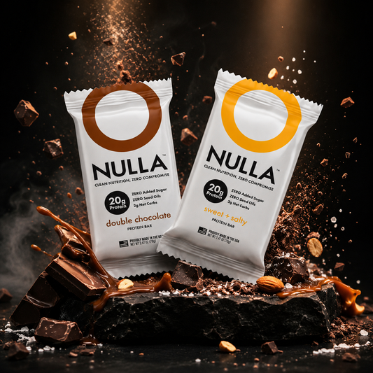 CleanForm Nutrition Nulla Protein Bar - 2 Flavors - Box of 12