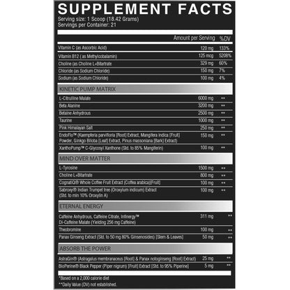 NutriFitt Krobaa Pre-Workout