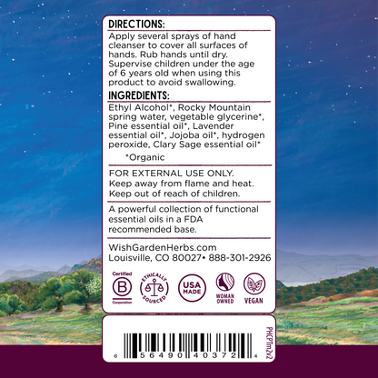 Hand Purifier with Pine, Sage & Lavender