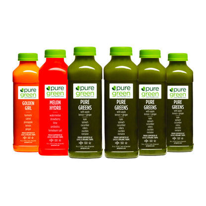 Pure Hardcore, Cold Pressed Juice 6pk