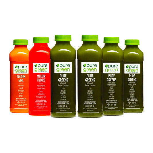 Pure Hardcore, Cold Pressed Juice 6pk