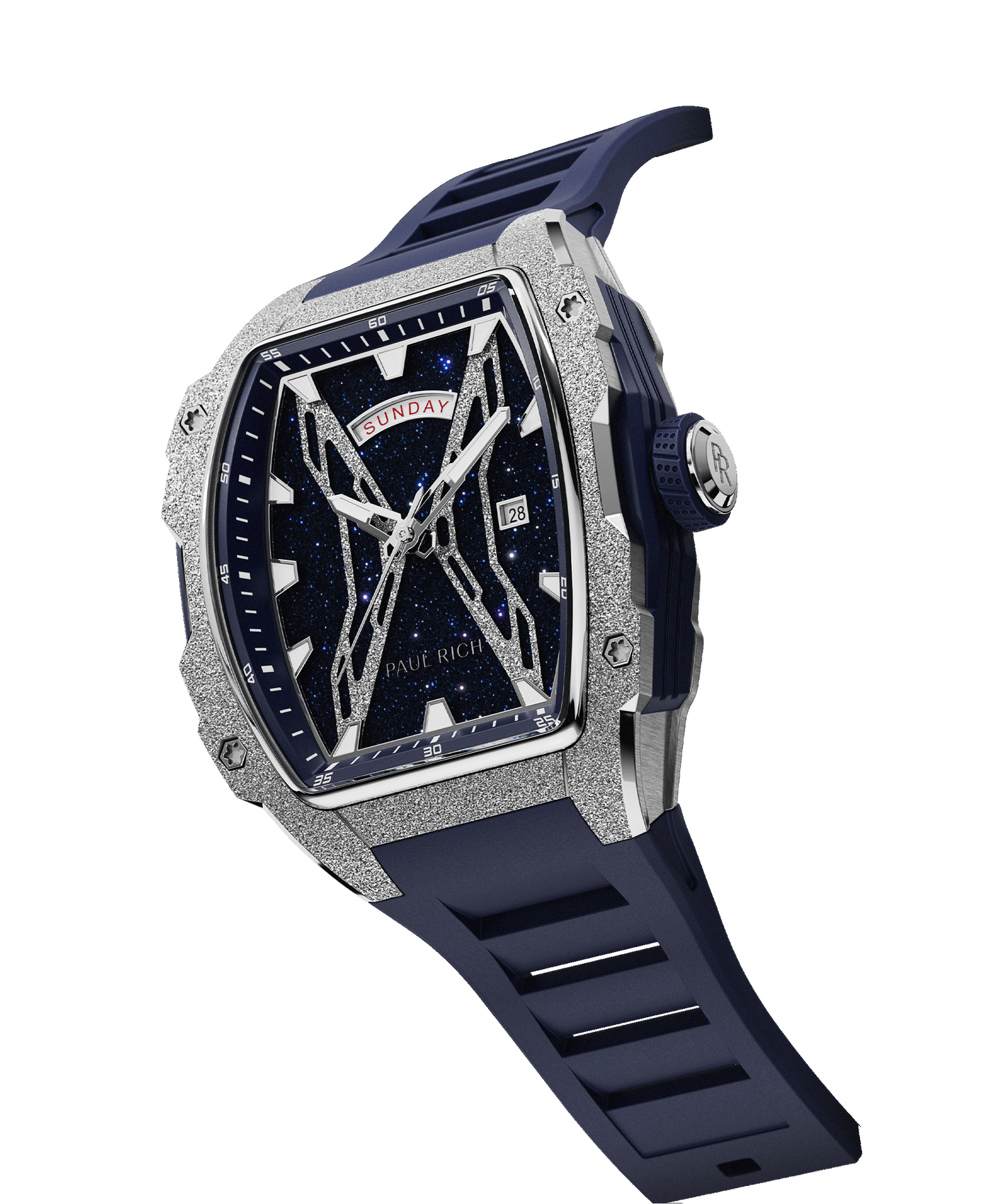 Astro Day & Date Lunar Silver