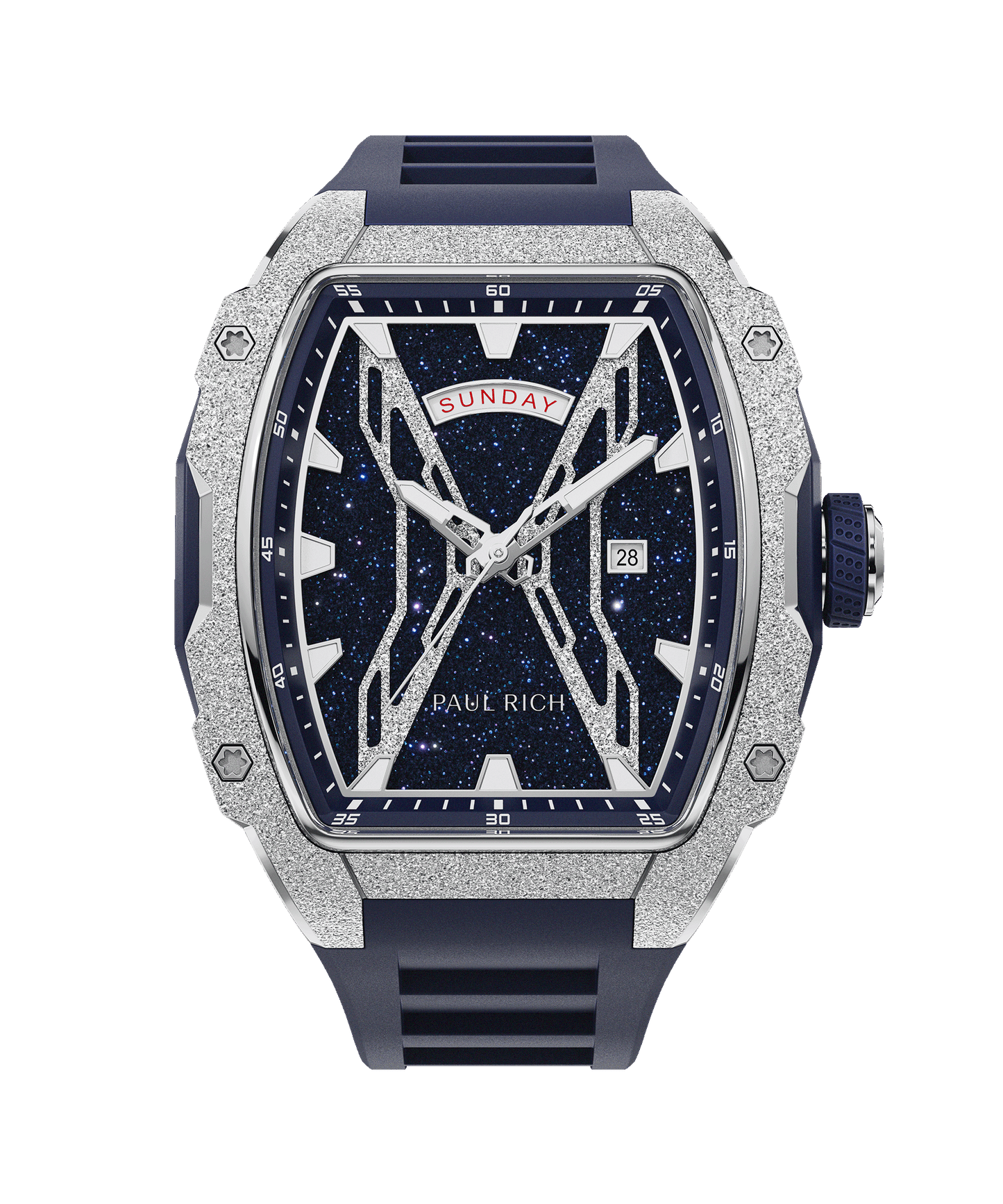 Astro Day & Date Lunar Silver