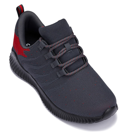 CALTO - Q218 - 2.8 Inches Taller (Grey/Red) - Ultra Lightweight