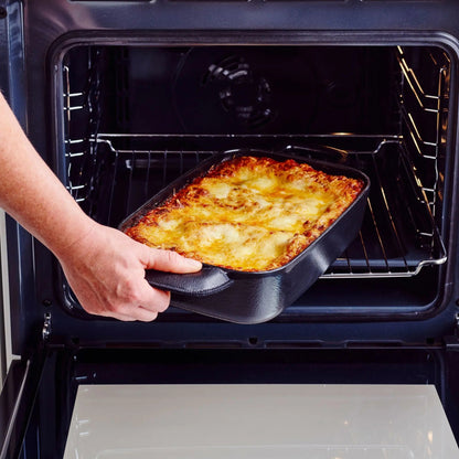 Enameled Cast Iron Roasting Pan, 12x8”