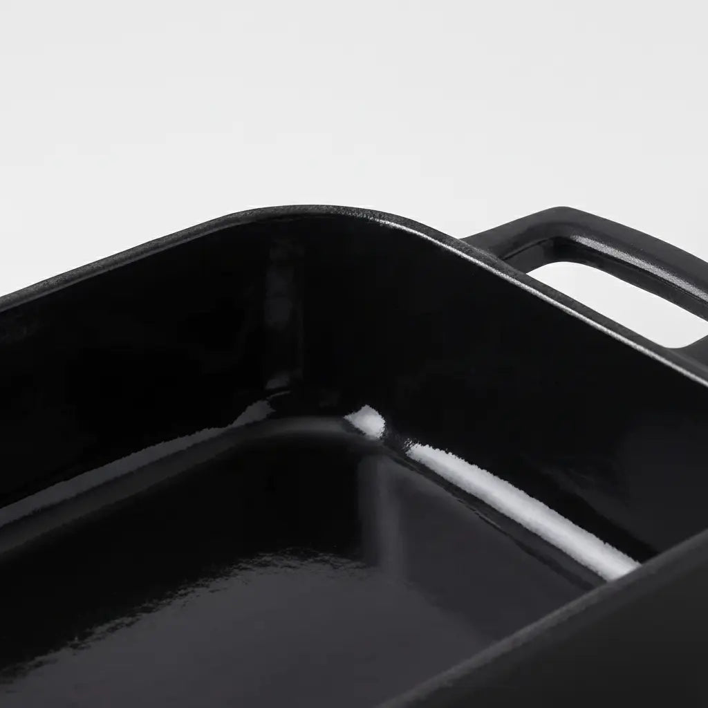 Enameled Cast Iron Roasting Pan, 12x8”