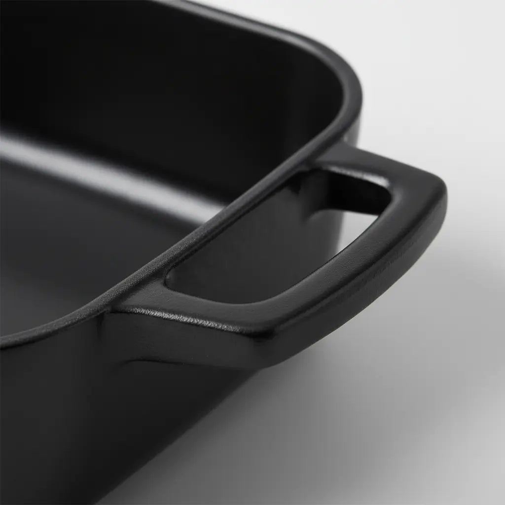 Enameled Cast Iron Roasting Pan, 12x8”