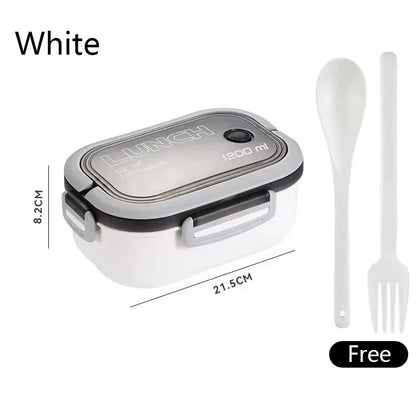 Cute Lunch Box For Kids Compartments Microwae Bento Lunchbox Children Kid School Outdoor Camping Picnic Food Container Portable
