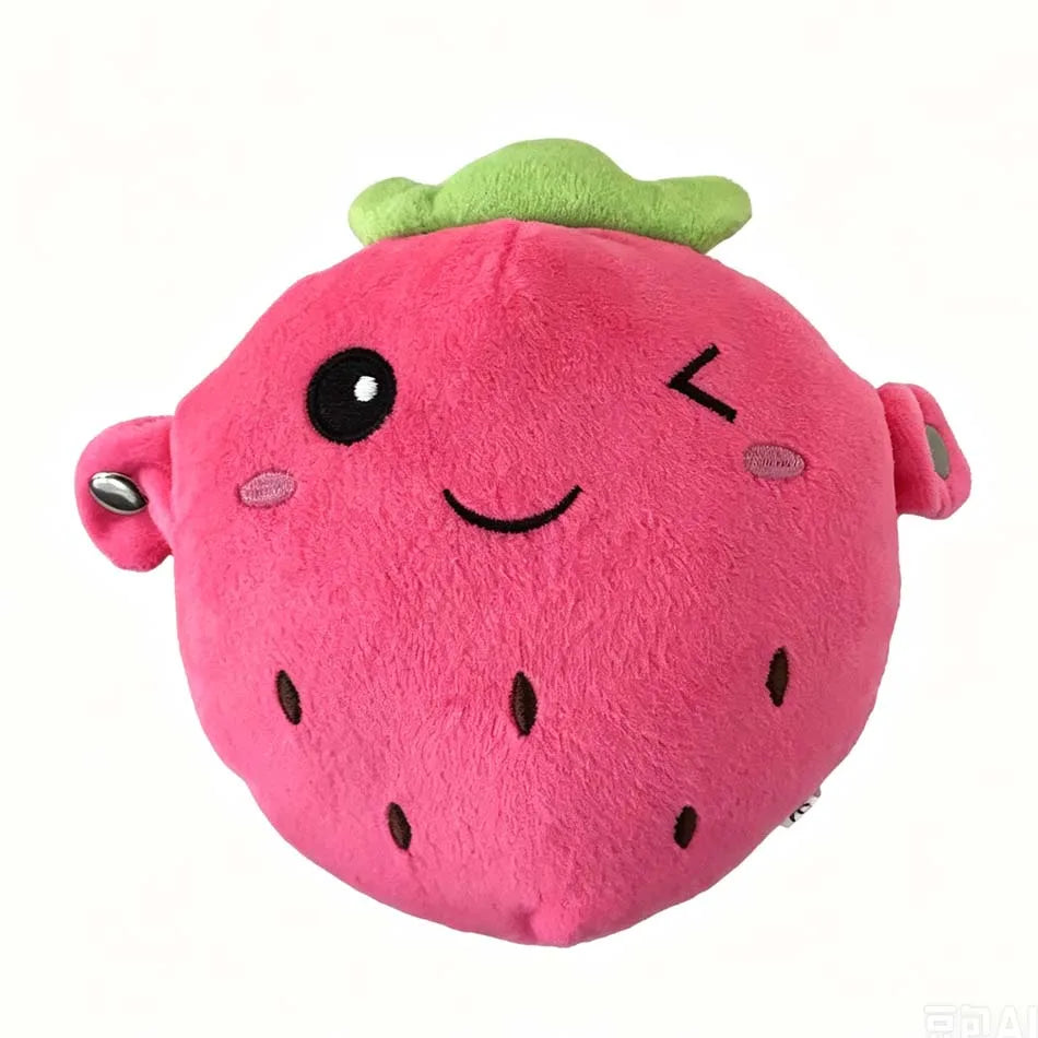 Adorable Fruit Plush Stuffed Animals: Strawberry, Carrot, Banana, Cartoon Cute Pet Toys Gifts