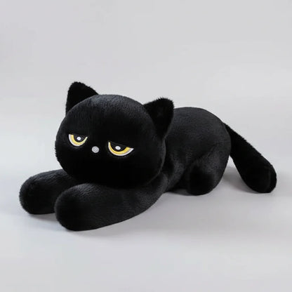 Giant Cute Lying Cat Plush Toy (23.6/35.4 in) - Soft Simulated Cat Pillow Gift