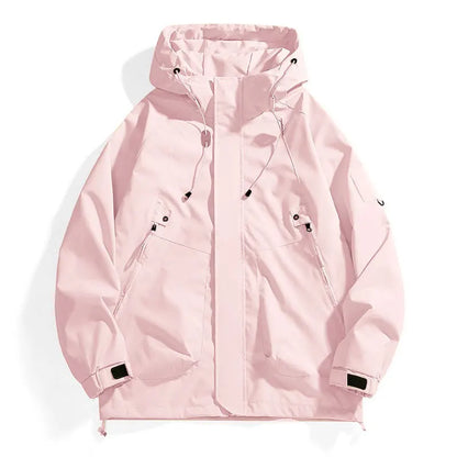 CHRLCK Unisex Outdoor Waterproof Jacket Windbreaker Coat Autumn Breathable Fishing Camping Windproof Jackets Men Women Clothing