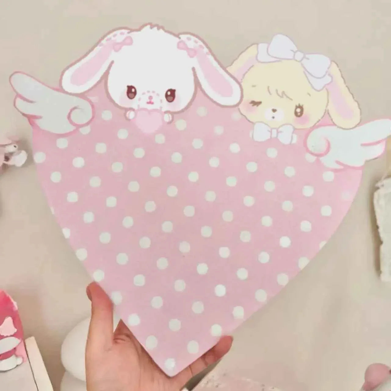 New Cute Cartoon Bunny Felt Decoration Cork Board Wall Wall