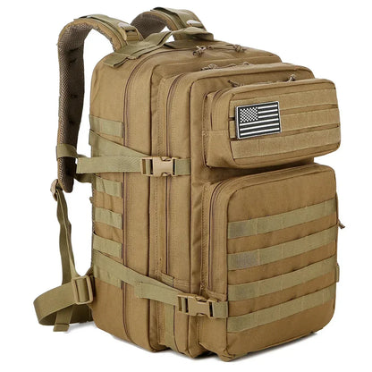 Outdoor Tactical Backpacks 45L Large Capacity Man 3 Days Molle Assault Bags For Outdoor Trekking Camping Backpack