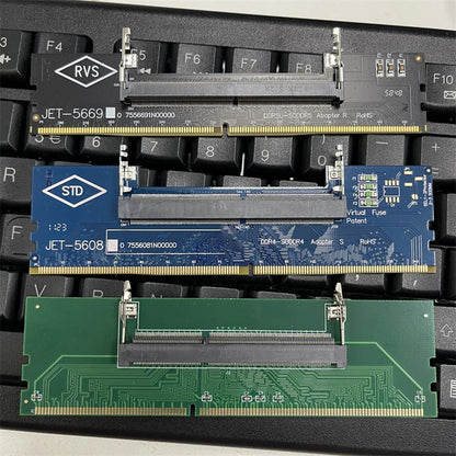 DDR3 DDR4 DDR5 Memory Test Adapter Card Laptop Computer RAM to Desktop Motherboard Converter  Stable Memory Test Transfer Card