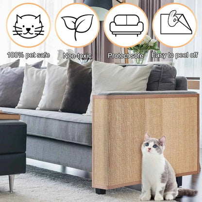 Cat Scratcher Sofa Protector Mat – Durable Couch Scratch Guard for Furniture Protection