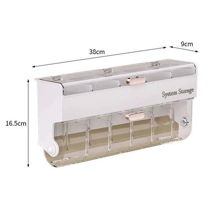 A double-layer cute hair accessory storage box girl hair