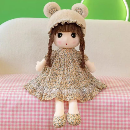 Stuffed Animal Dolls Cartoon Sweetheart Doll Cute Design Rag Doll Style Gril Plush Toy 45CM Soft Girl Stuffed Toys Kids