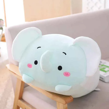 Soft Animal Corner Bio Plush Pillow (11.8-35.4 in) - Cute Dog/Cat/Unicorn Cushion Gift