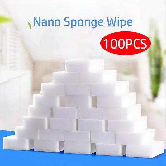 20/50/100PCS Esponja de melamina mágica blanca Nano Esponja de limpieza para lavar platos, herramientas de limpieza para el hogar, cocina y baño