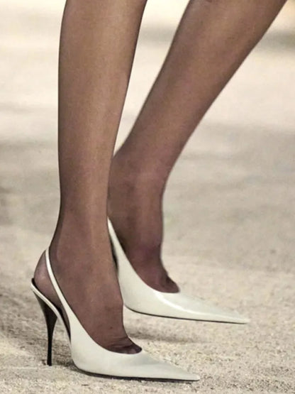 2026 Spring/Summer New Pointed Stiletto Sandals Fashionable and Sexy Party Wedding Women's High Heel Sandals