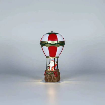 Luminous LED Resin Christmas House - Snowman Santa Shop Micro Landscape Ornament