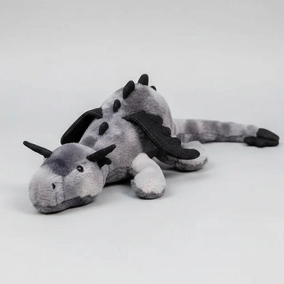 Large Soft Rainbow Dragon Plush Toy - Sky Flying Stuffed Animal Pillow Gift