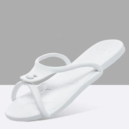 2024 Summer Women Folding Slippers Adults Portable Trip Travel Sandals Couples Indoor Soft Slides Men Beach Non-slip EVA Shoes