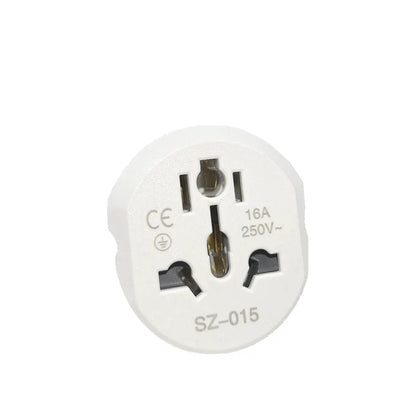 Universal Travel Adapter Converter 16A 250V Korea EU Plug 2 round Socket High Quality Wall Socket for AU US UK CN to EU KR