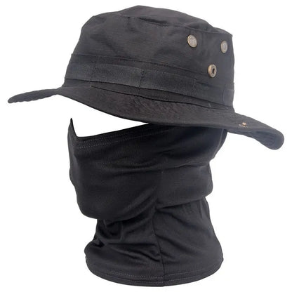 Outdoor UV Protection Boonie Hat with Face Neck Cover