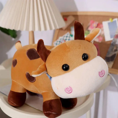 Toy Home Decoration Stuffed Animals Soft Stuffed Toy For Girls Animal Plush Doll Cow Plush Toy Cattle Plush Toy Bull Plush Doll