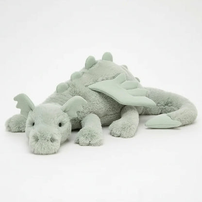 Large Soft Rainbow Dragon Plush Toy - Sky Flying Stuffed Animal Pillow Gift