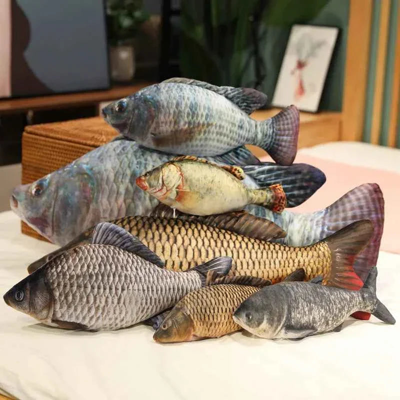 Giant Funny Carp Fish Plush Pillow (11.8-39.4 in) - Soft Simulation Sleep Cushion Gift