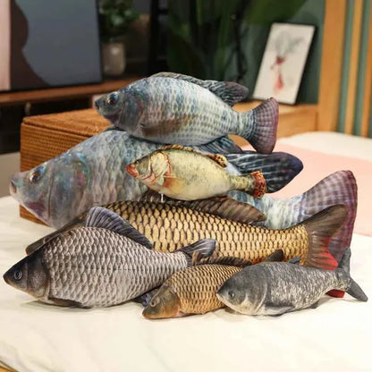 Giant Funny Carp Fish Plush Pillow (11.8-39.4 in) - Soft Simulation Sleep Cushion Gift