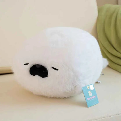 Cute Sea Otter/Blue Seal Plush Pillow (15.0/26.4 in) - Soft Sea Animal Doll Gift