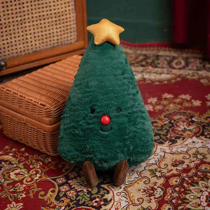 Cute Christmas Series Plush Doll (8-9 in) - Stuffed Santa, Snowman & Elk Toy